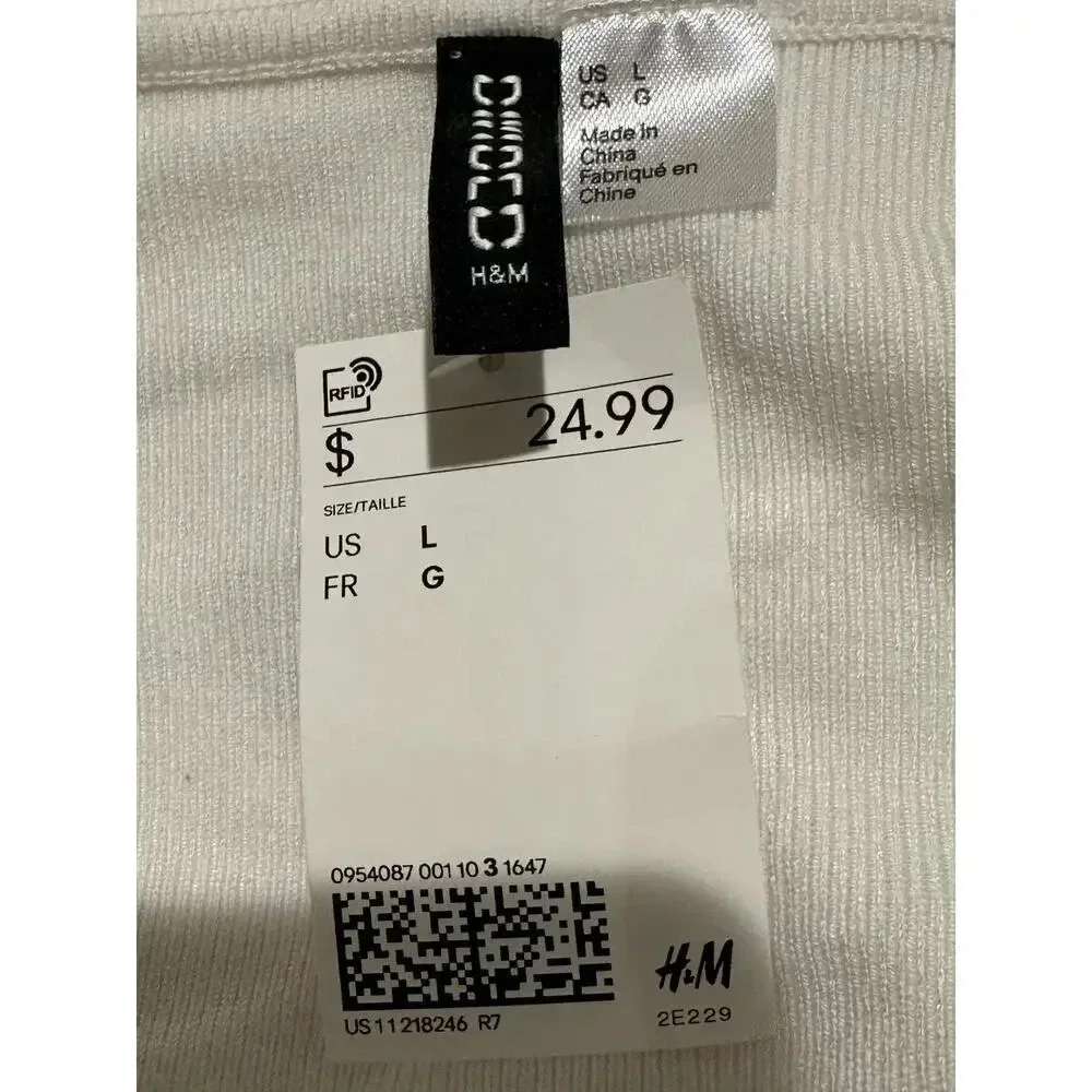 NWT Forever‎ 21 Cropped Sweetheart Long Sleeve